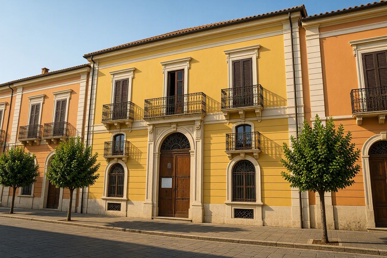 Edificio storico prima del recupero